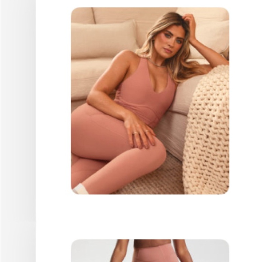 Whitney Simmons Pink Sport Top